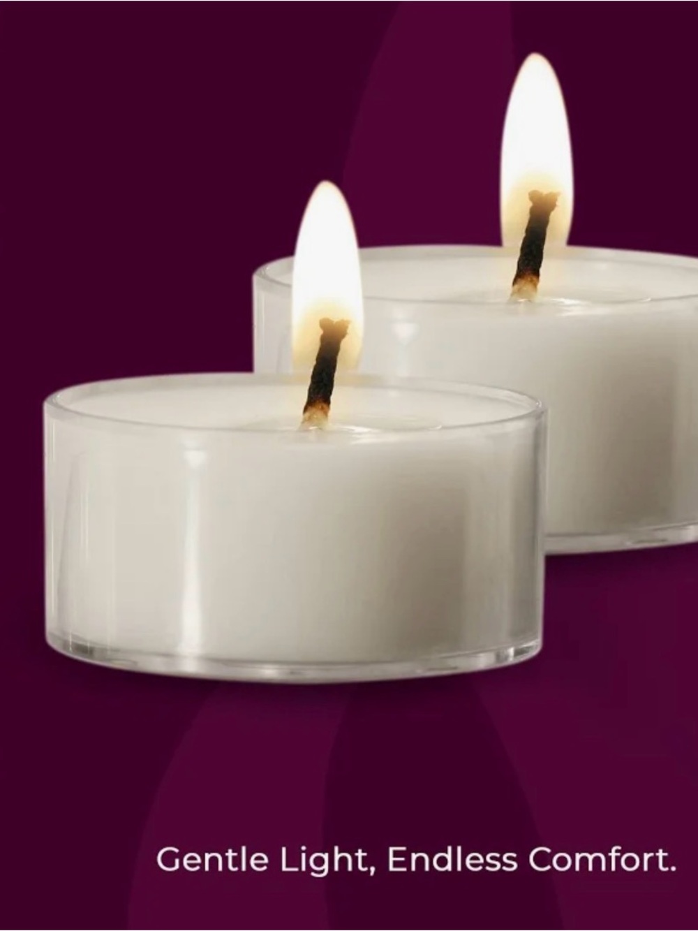 Lerner Unscented White Tealight Candles - 200 Ct. | 4.5 hour burn time